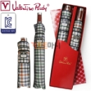 발렌티노루디 2단+3단 체크실버 세트